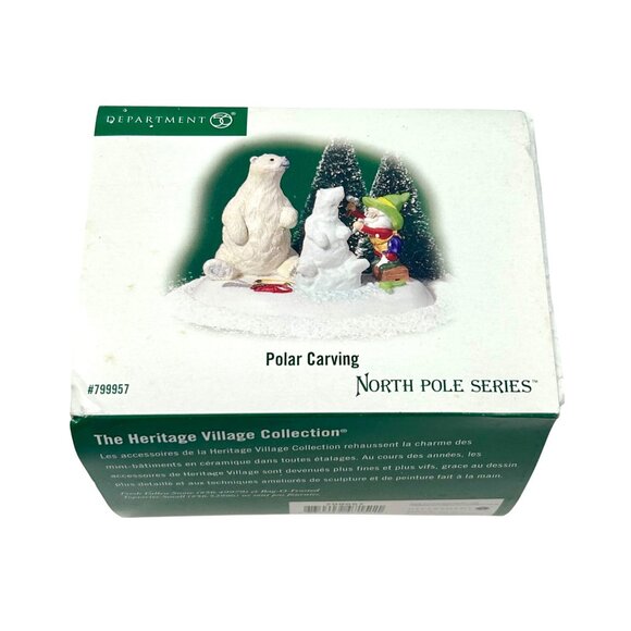 Department 56 North Pole Series  "Polar Carving"  Retired in 2008 - Picture 4 of 7
